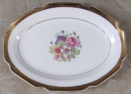 STT445 12" Oval Serving Platter