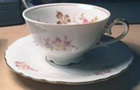 SWH81 Footed Cup & Saucer Set