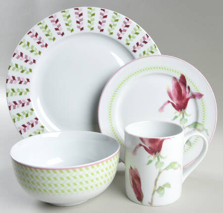 Magnolia Haze 4 Piece Place Setting