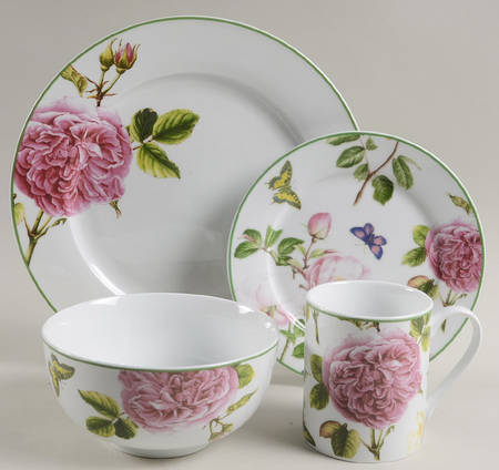 Roses 4 Piece Place Setting