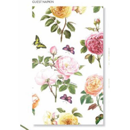Roses Package of Paper Guest Dinner Napkins