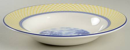 Giallo Large Rim Soup Bowl