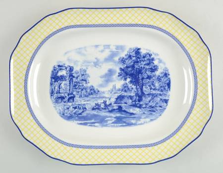 Giallo 14" Oval Serving Platter