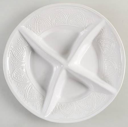 SWZ8 White 4 Part Relish by Sweet Ceramics (La Ceramica d'Italia)