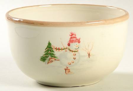 Christmas Twig Soup/Cereal Bowl