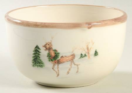 Christmas Twig Soup/Cereal Bowl