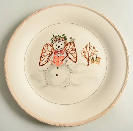 Christmas Twig Dinner Plate