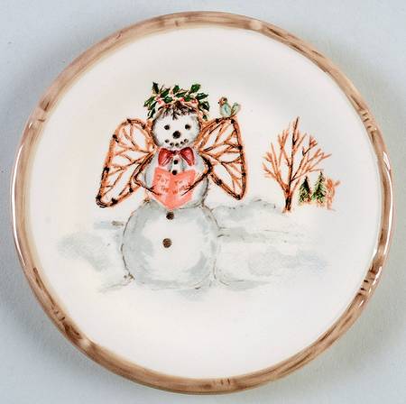 Christmas Twig Canape Plate