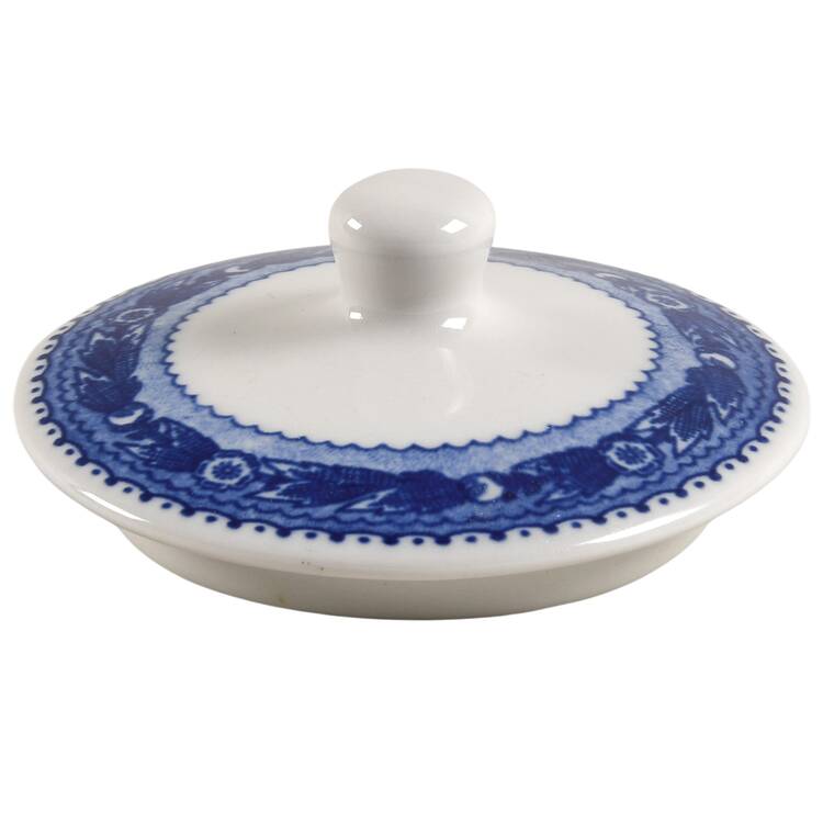 Baltimore and Ohio Railroad Blue Lid for Sugar Bowl