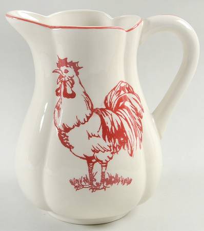 Barnyard Toile Farm 64 Oz Pitcher