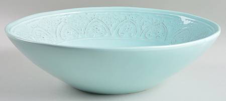 SWZ8 Aqua 12" Large Salad Serving Bowl