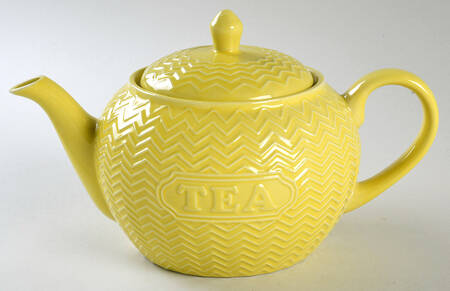 Embossed Word Teapot & Lid