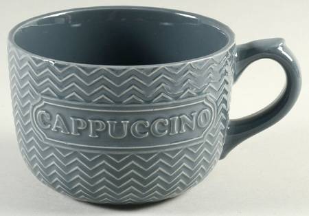 Embossed Word Cappuccino Mug