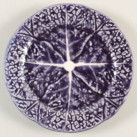 Cabbage Blue Bread & Butter Plate