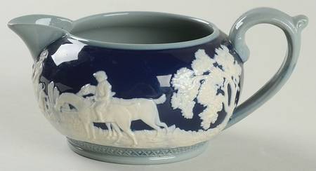 Sprigged Ware, Dark Blue by Spode