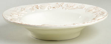 Pumpkin White Rim Soup Bowl