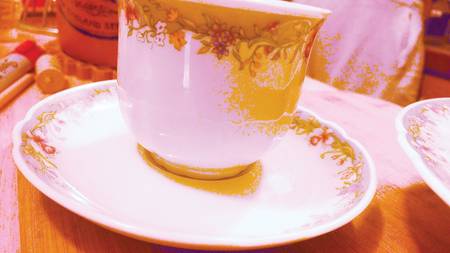 SLT520 Flat Cup & Saucer Set