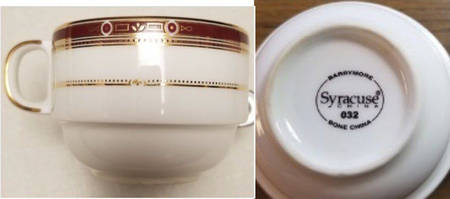 Barrymore Flat Cup & Saucer Set