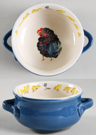 Jacques Pepin Individual Handled Soup Bowl