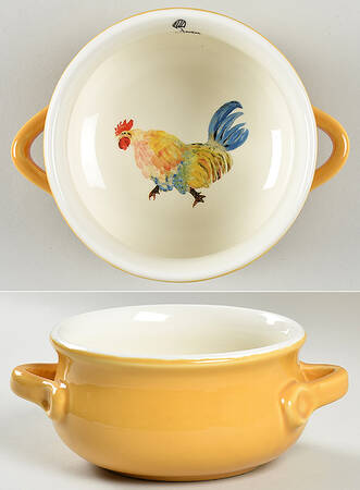 Jacques Pepin Individual Handled Soup Bowl