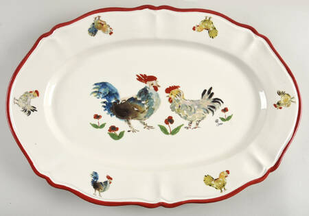 Jacques Pepin 19" Oval Serving Platter