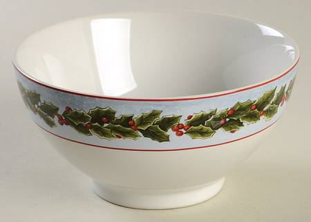 Deck the Halls Soup/Cereal Bowl