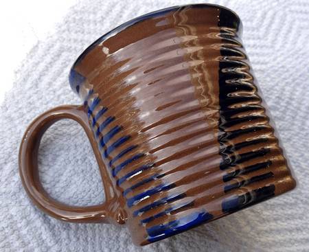 Indian Summer Blue Flat Cup