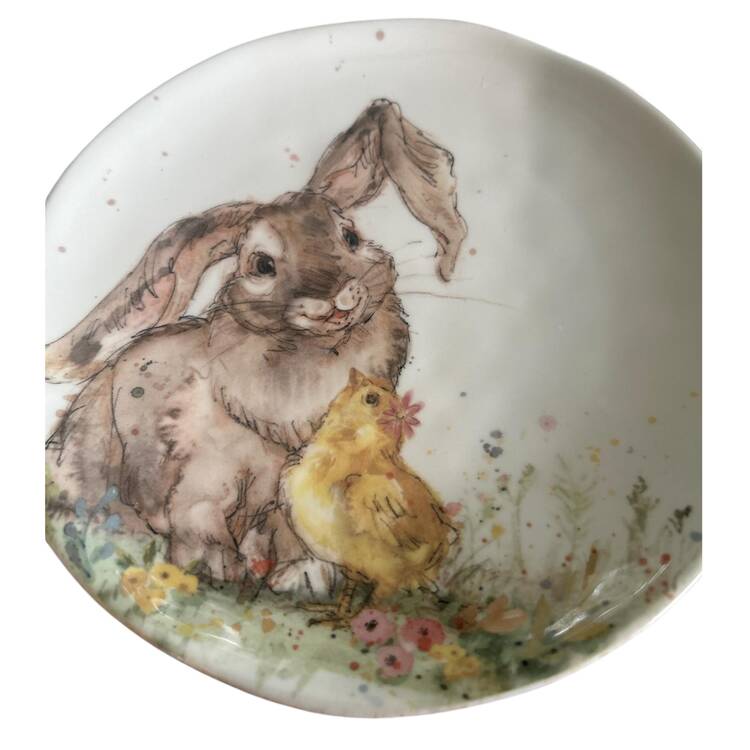 Easter Bunny Salad Plate