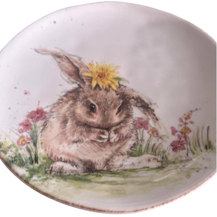 Easter Bunny Salad Plate