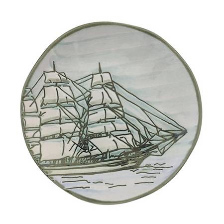 Coastal Sketchbook Accent Salad Plate