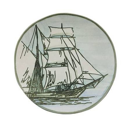 Coastal Sketchbook Accent Salad Plate