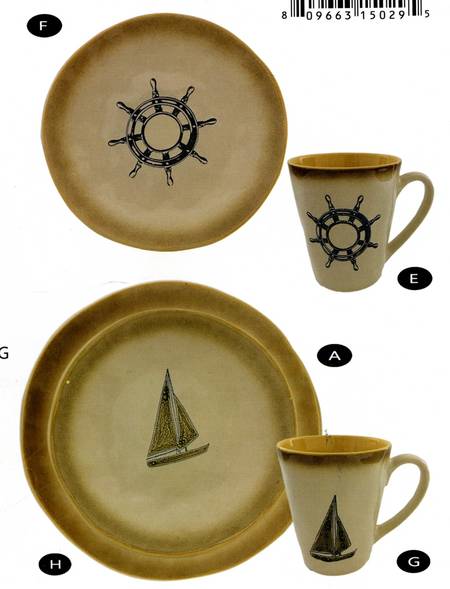 Knotical Emblems Salad Plate