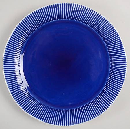Chromatic Blue Salad Plate
