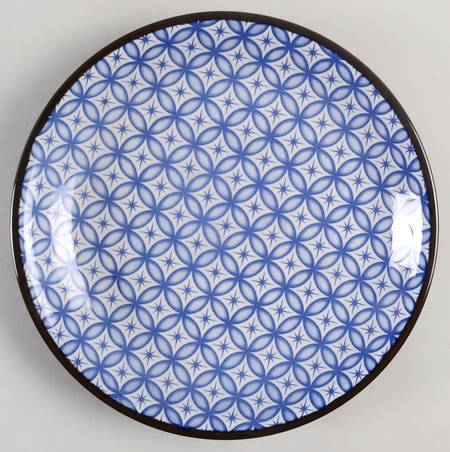 Crystal Blue Salad Plate