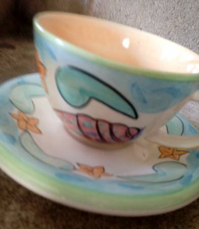 SLU26 Flat Cup & Saucer Set