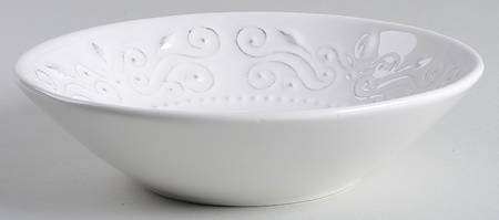 SWZ13 White 9" Individual Pasta Bowl