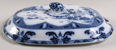 LANDSCAPE FLOW BLUE Lid for Tureen