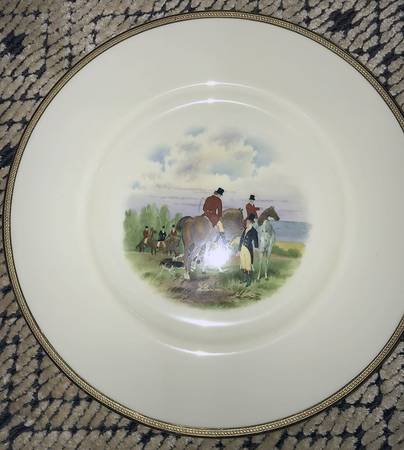 Hunting Scenes Dinner Plate