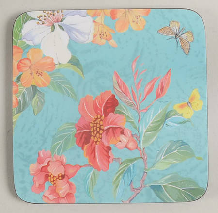 Maui Square Corkback Coaster