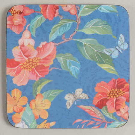 Maui Square Corkback Coaster