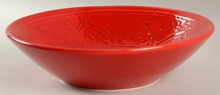 SWZ8 Red Soup/Cereal Bowl