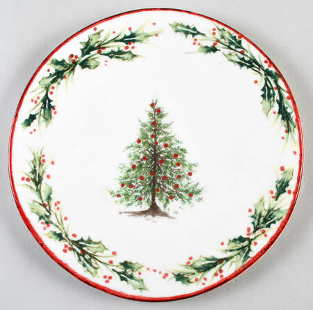 Holly and Pine (Holly Spray Border) Trivet