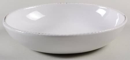 SWZ14 White 8" Individual Pasta Bowl