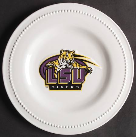 Louisiana State University Salad Plate - Set of 4