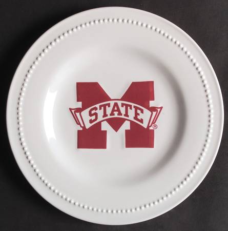 Mississippi State Salad Plate - Set of 4