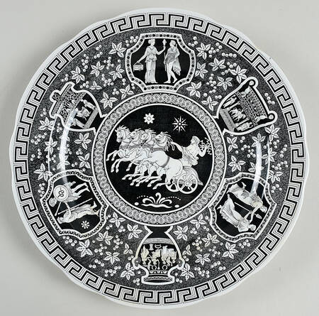 Greek Black (Scalloped) by Spode