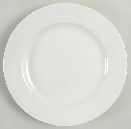 White Salad Plate