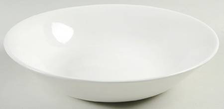 White Scalloped Soup/Cereal Bowl