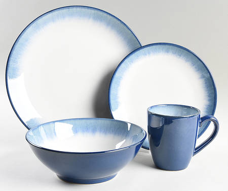 Novelle Dusk Blue 4 Piece Place Setting