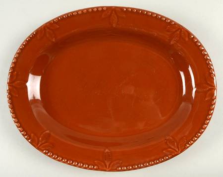 Sorrento-Rust (Introduced 2001) 14" Oval Serving Platter